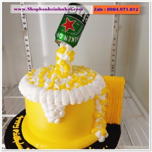 Bánh Sinh Nhật Hình Lon Bia Chai Rượu - LK25